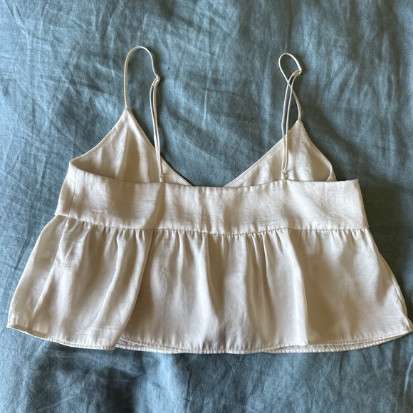 Wilfred Lover Satin Camisole | Cream, Size 2XS - Picture 3 of 4